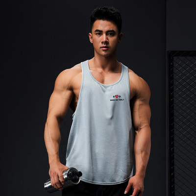 Pamučni sportski izrezani model bez rukava