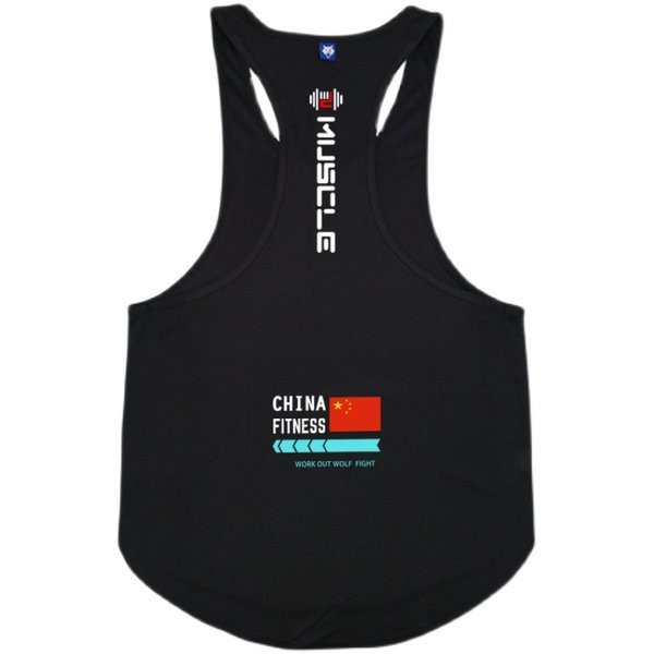 Pamučni sportski izrezani model bez rukava