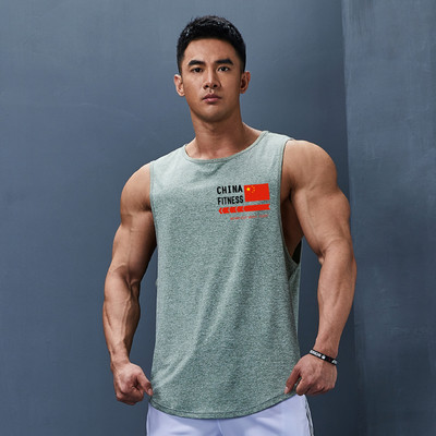 Ανδρικό αθλητικό φανελάκι με επιγραφές