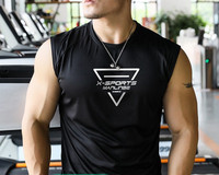 Férfi felső, kerek nyakkivágással, fekete-fehér színben