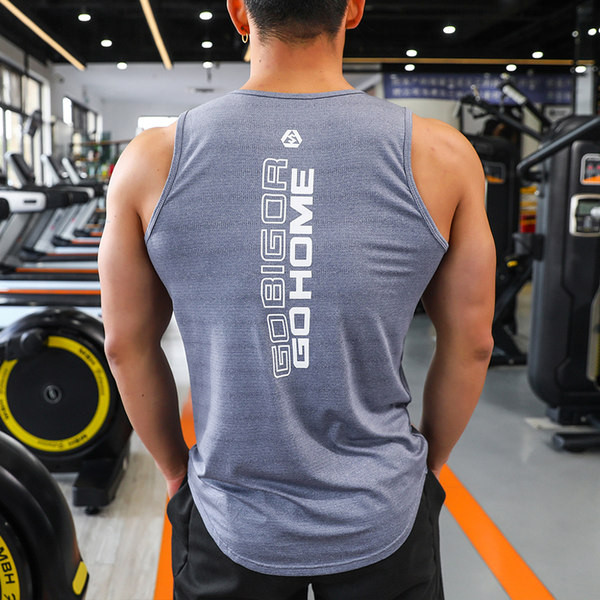 Muška majica bez rukava clean model od brzosušeće tkanine