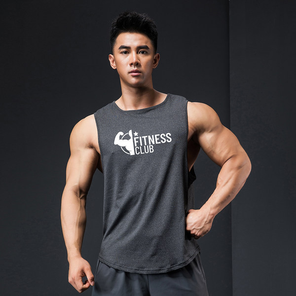 Mitmes värvitoonis teksti ja ümara kaelusega meeste topp