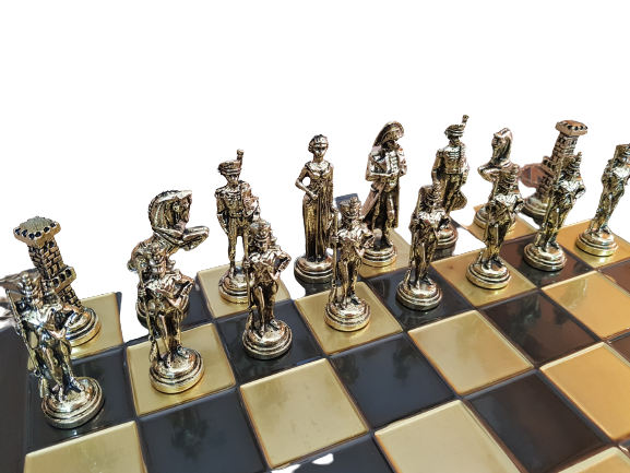 Шах , Наполеон, Метален, 39Х39 СМ