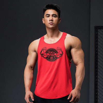 Sport férfi felső, rátéttel és kerek nyakkivágással