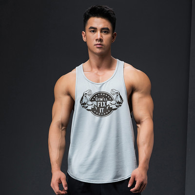 Sport férfi felső, rátéttel és kerek nyakkivágással