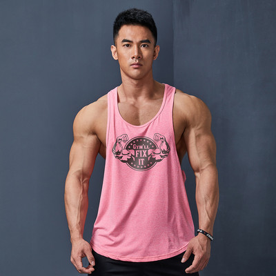 Sport férfi felső, rátéttel és kerek nyakkivágással