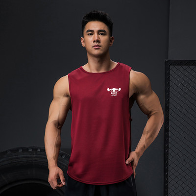 Κομμένο αθλητικό φανελάκι με στάμπα