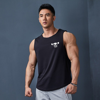 Κομμένο αθλητικό φανελάκι με στάμπα