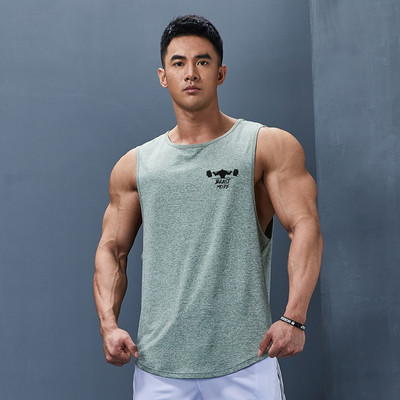 Κομμένο αθλητικό φανελάκι με στάμπα