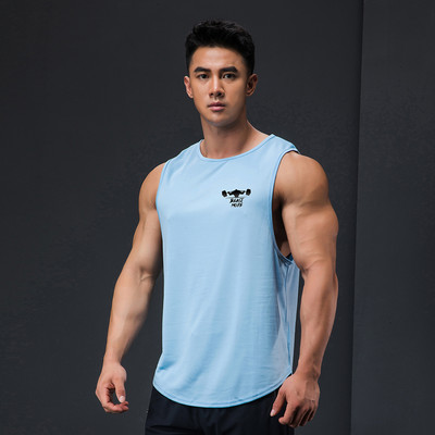 Κομμένο αθλητικό φανελάκι με στάμπα