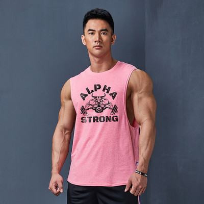 Νέο μοντέλο αθλητικό ανδρικό φανελάκι με στάμπα επιγραφής