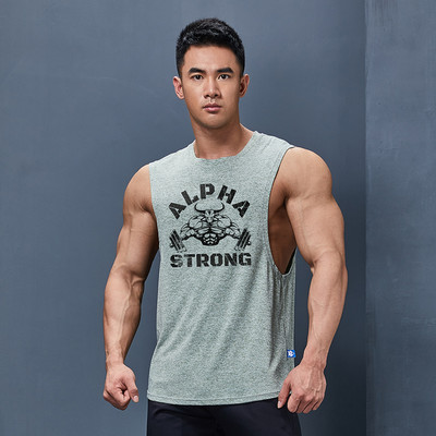 Νέο μοντέλο αθλητικό ανδρικό φανελάκι με στάμπα επιγραφής