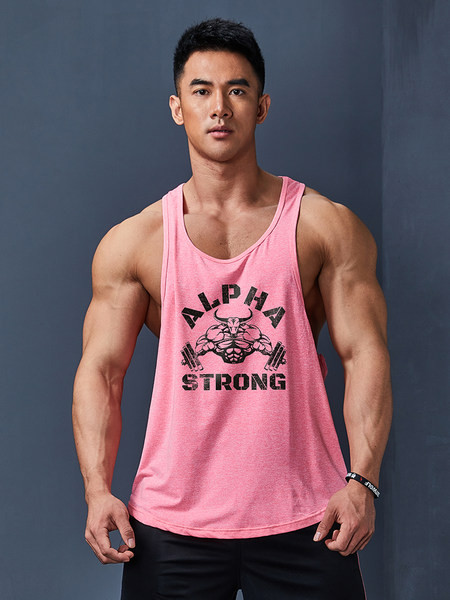 Férfi sportcipő feliratos nyomattal