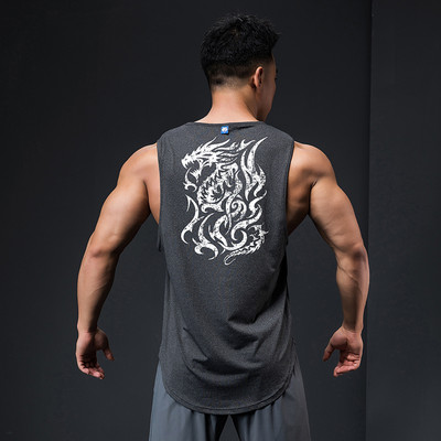 Muška majica bez rukava s aplikacijom