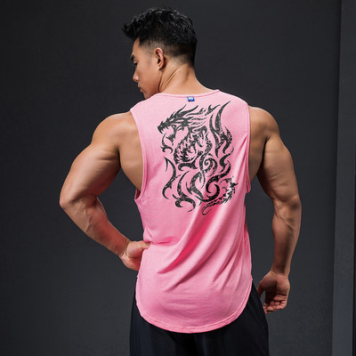 Muška majica bez rukava s aplikacijom