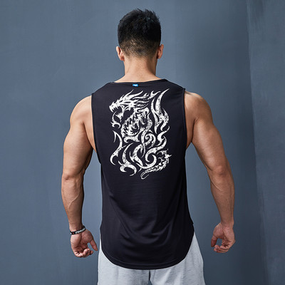 Muška majica bez rukava s aplikacijom