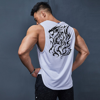 Muška majica bez rukava s aplikacijom