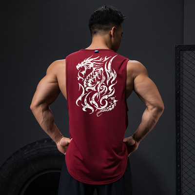 Muška majica bez rukava s aplikacijom