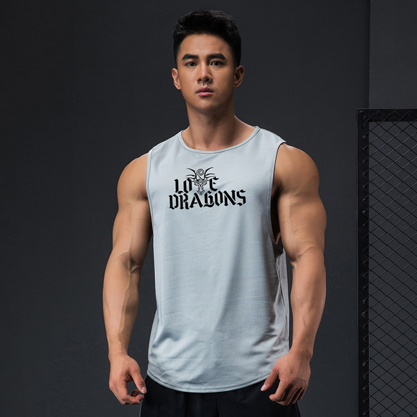 Muška majica bez rukava s aplikacijom