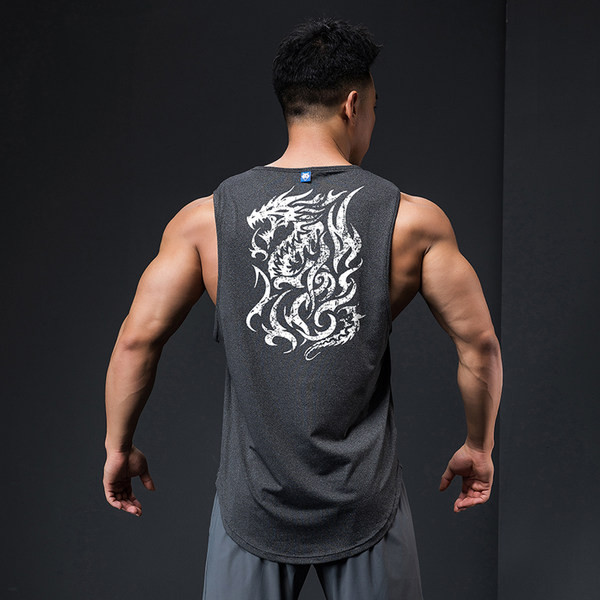 Muška majica bez rukava s aplikacijom