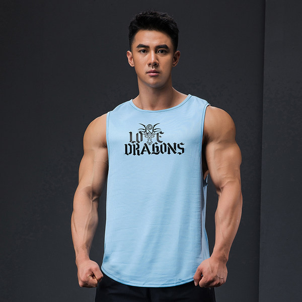 Muška majica bez rukava s aplikacijom