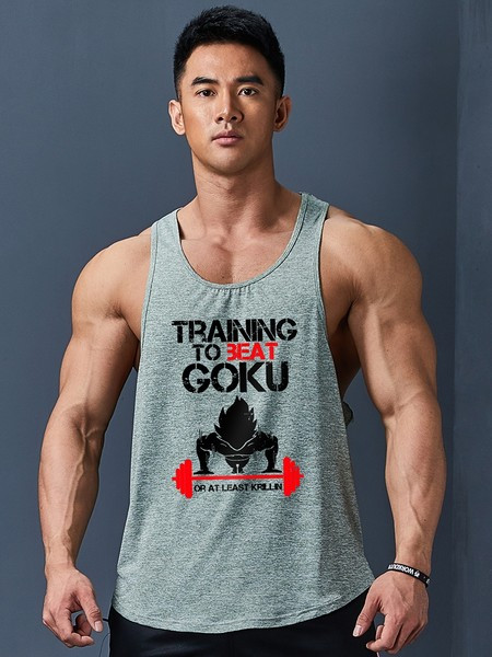 Sport férfi szabású felső, mintával