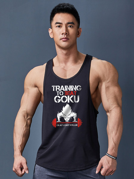 Sport férfi szabású felső, mintával