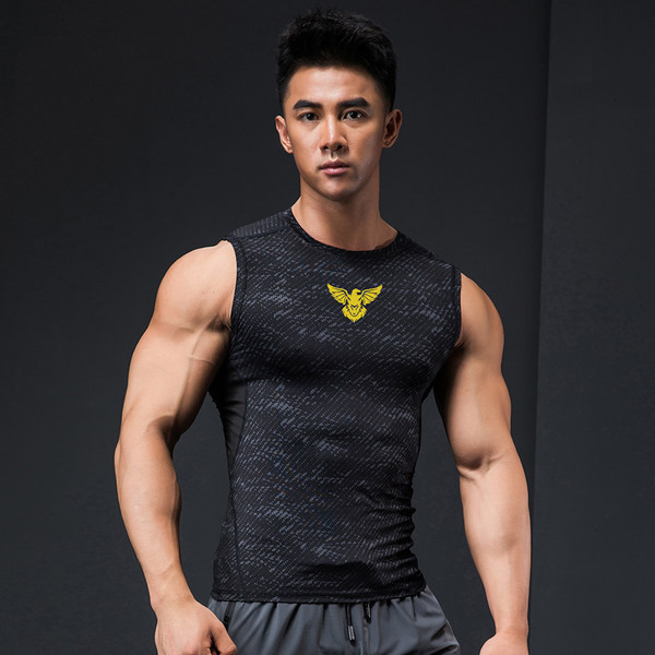 Férfi felső, kerek nyakkivágással, szürke színben