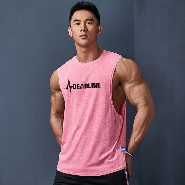 Νέο μοντέλο ανδρικό σπορ φανελάκι με στάμπα στην πλάτη