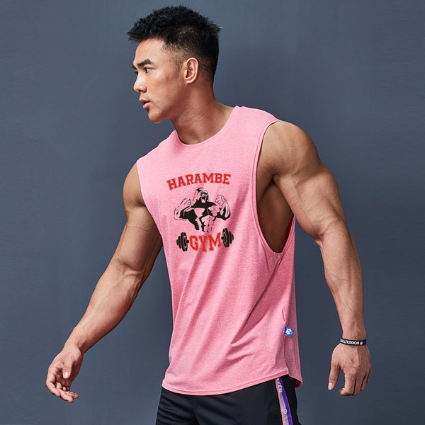 Sport tank top kivágott modell nyomtatással