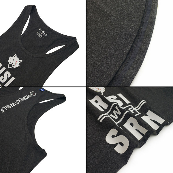 Sport akvárium felső mintával és kerek nyakkivágással