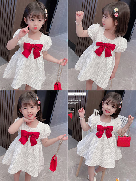 Haljina dječjeg kroja s trakom za djevojčice