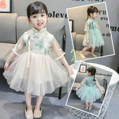 Modern, tüll és hímzéssel ellátott gyerekruha lányoknak