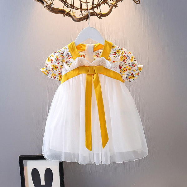 Ležerna dječja ljetna haljina od tila