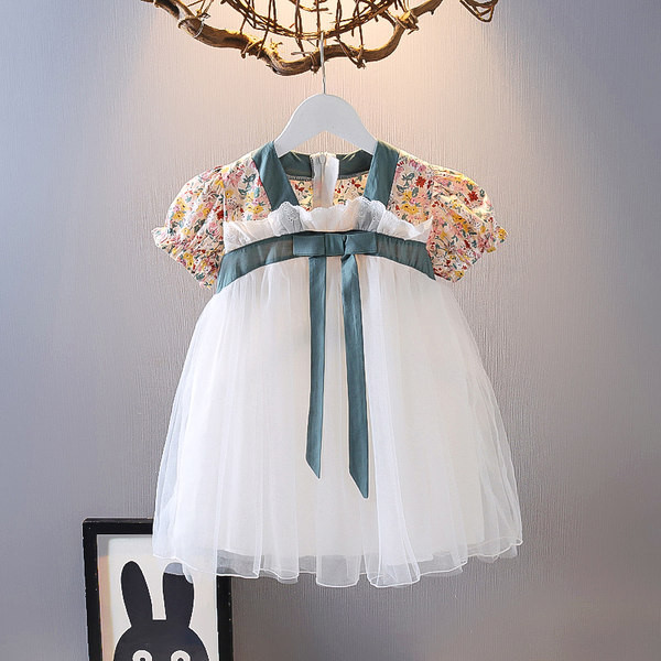 Ležerna dječja ljetna haljina od tila