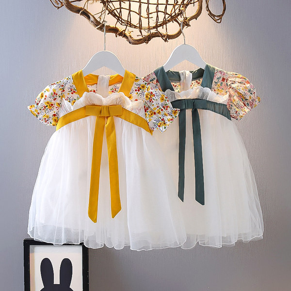 Ležerna dječja ljetna haljina od tila