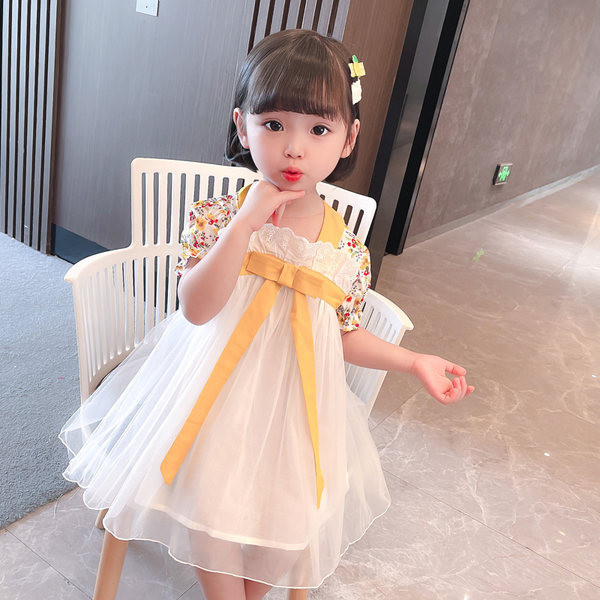 Ležerna dječja ljetna haljina od tila