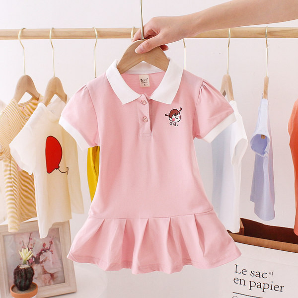 Alkalmi gyerekruha galléros és rövid ujjú