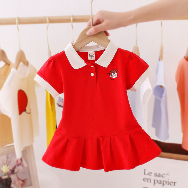 Alkalmi gyerekruha galléros és rövid ujjú