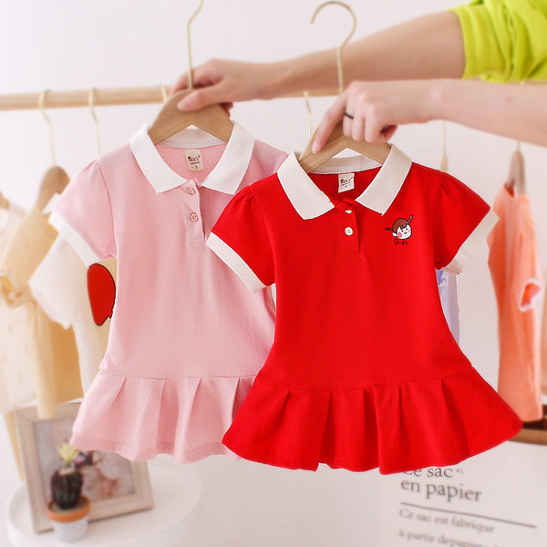 Alkalmi gyerekruha galléros és rövid ujjú