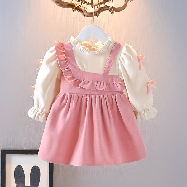 Kevadine lokkidega kleit tüdrukutele