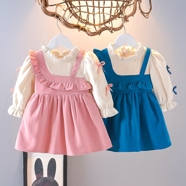 Kevadine lokkidega kleit tüdrukutele