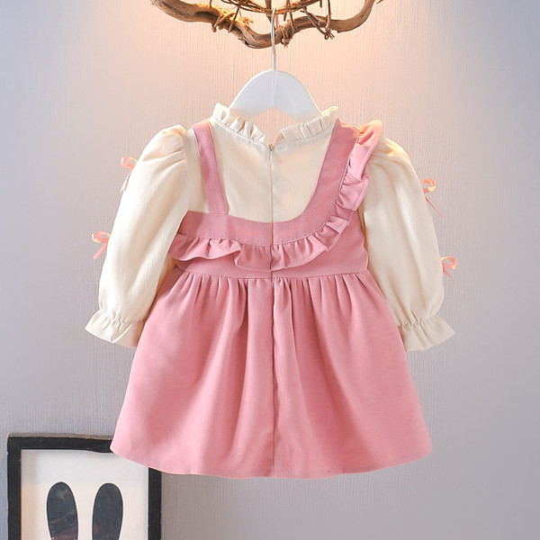 Kevadine lokkidega kleit tüdrukutele