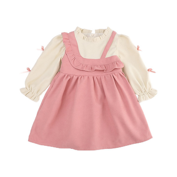 Kevadine lokkidega kleit tüdrukutele