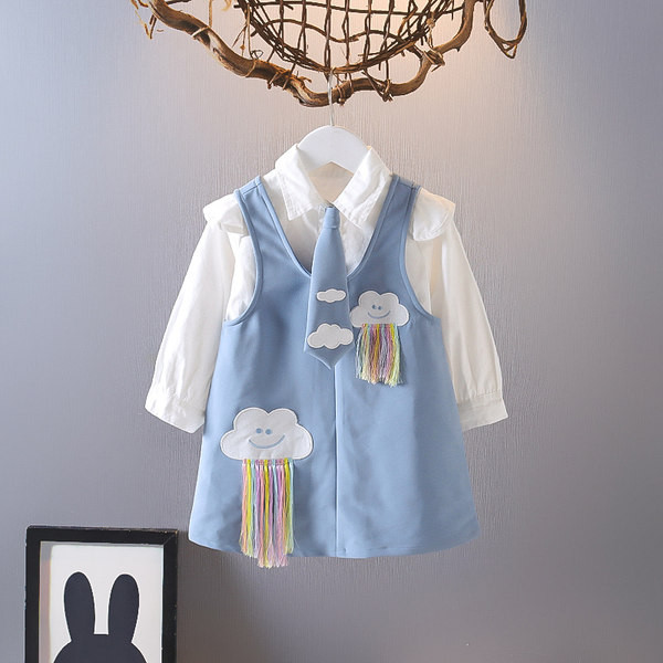 Új modell gyerek ruha és ing szett lányoknak