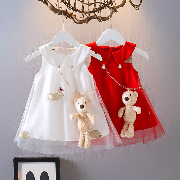 Uue mudeli tülliga lastekleit tüdrukutele