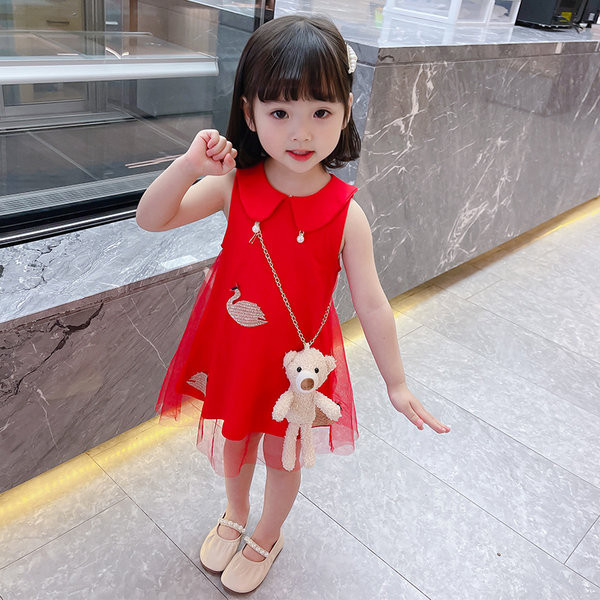 Uue mudeli tülliga lastekleit tüdrukutele