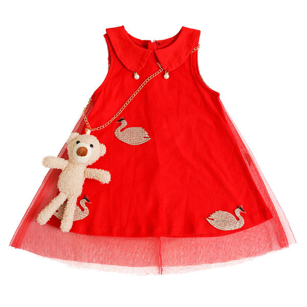 Uue mudeli tülliga lastekleit tüdrukutele