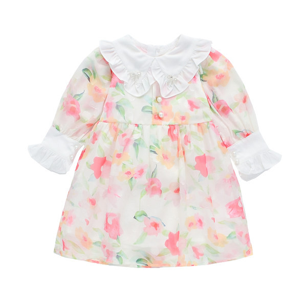 Modern gyerekruha gombokkal és fürtökkel lányoknak