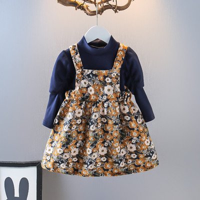 Παιδικό φόρεμα με φλοράλ μοτίβο